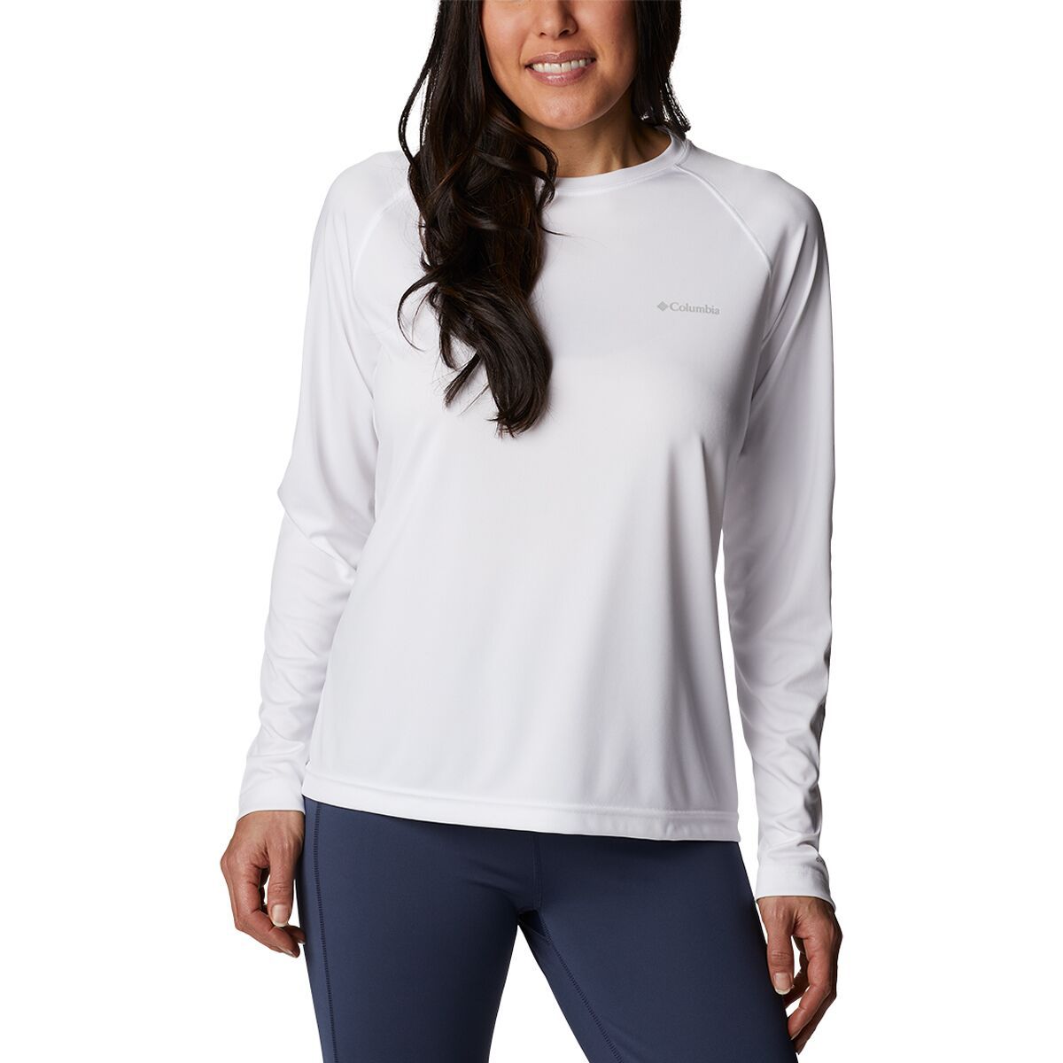 Columbia Fork Stream Long-Sleeve Shirt - Women's White, XXL