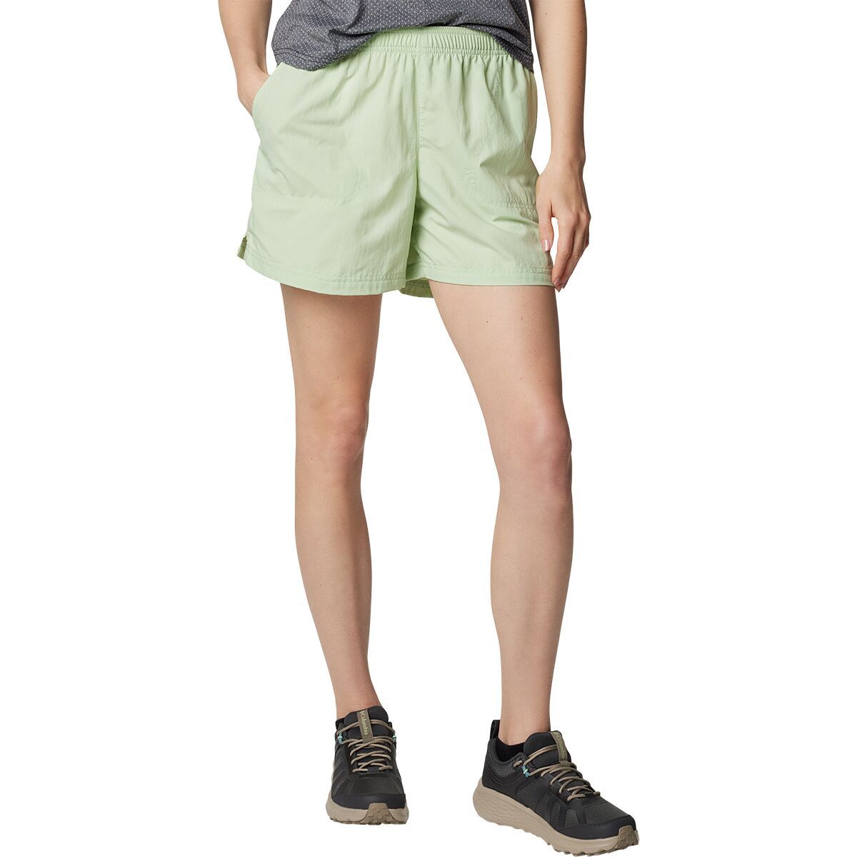 Columbia Sandy River 5in Short - Women's Sage Leaf, XS