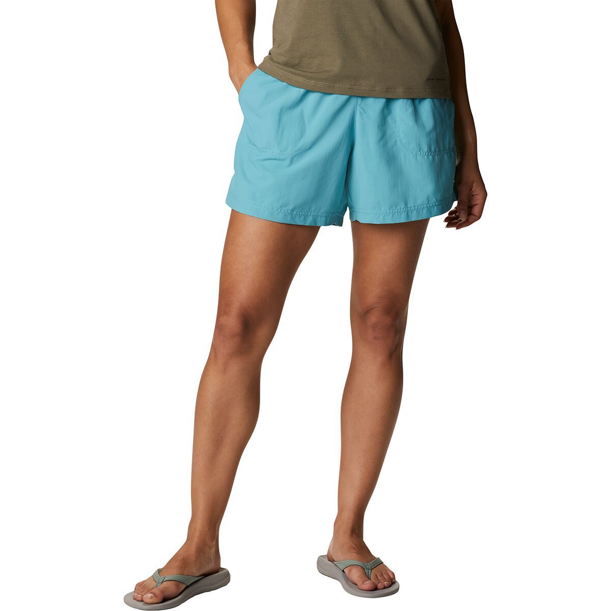 Columbia Sandy River 5in Short - Women's Sea Wave, XXL