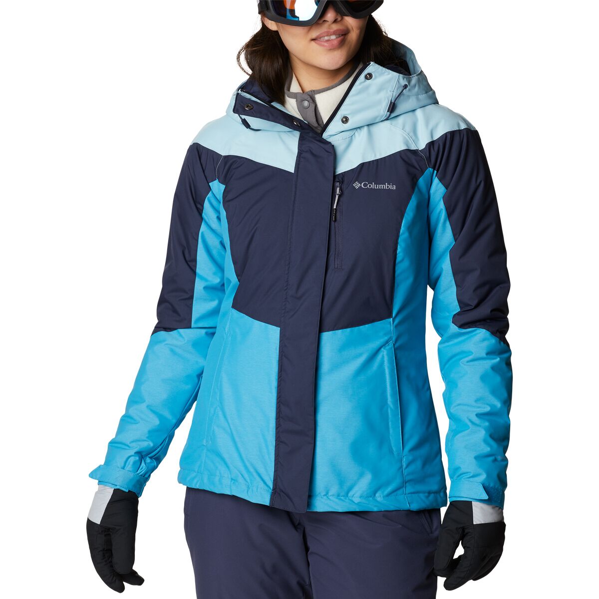Columbia Rosie Run Insulated Jacket - Women's Nocturnal/Spring Blue Hthr/Blue Chill