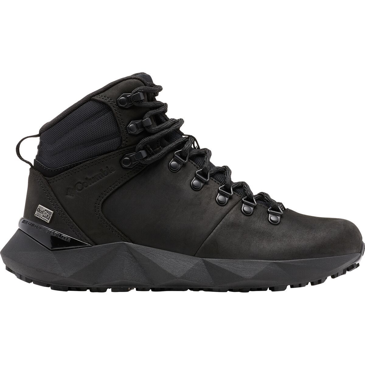 Columbia Facet Sierra Outdry Hiking Boot - Women's Black/Black, 10.0