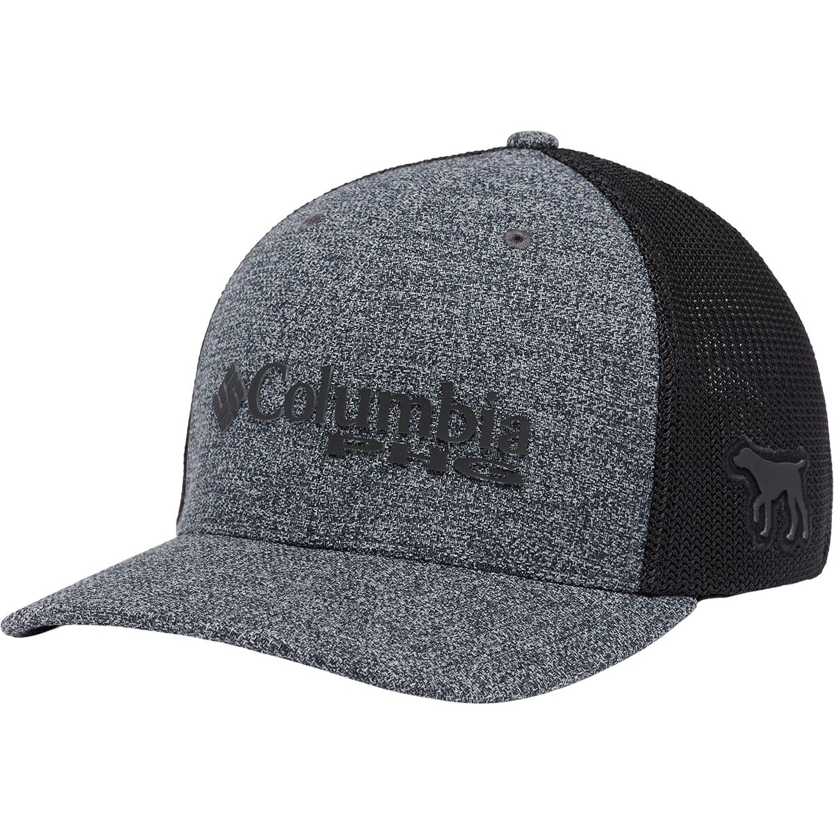 Image of Columbia PHG Logo Mesh Ball Cap - High Charcoal Heather/Dog, L/XL