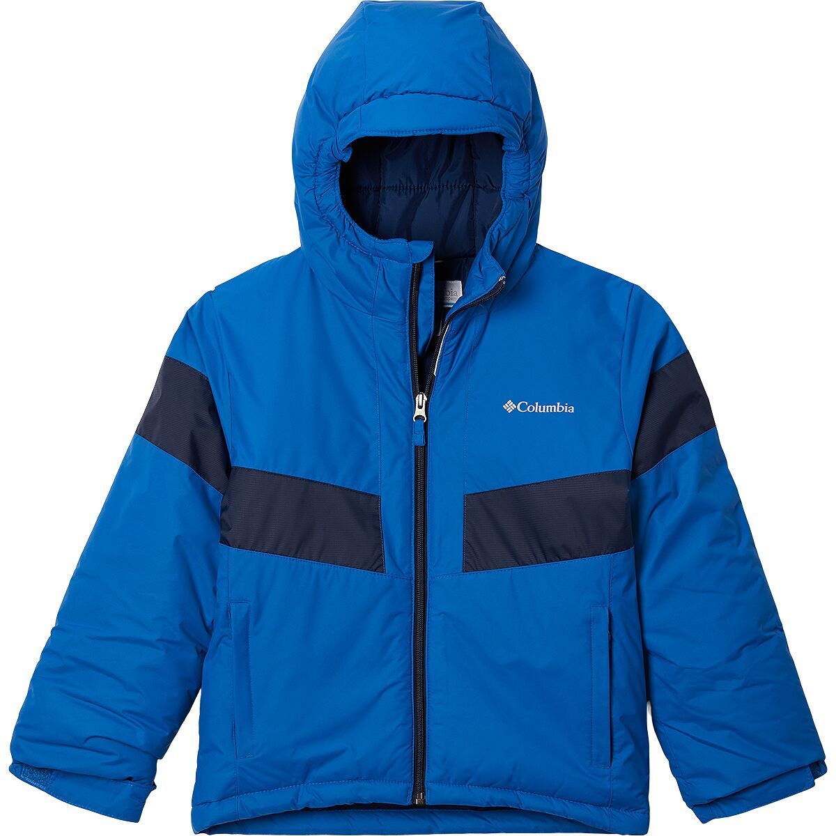 Columbia Lightning Lift II Jacket - Boys' Bright Indigo/Collegiate Navy, XS