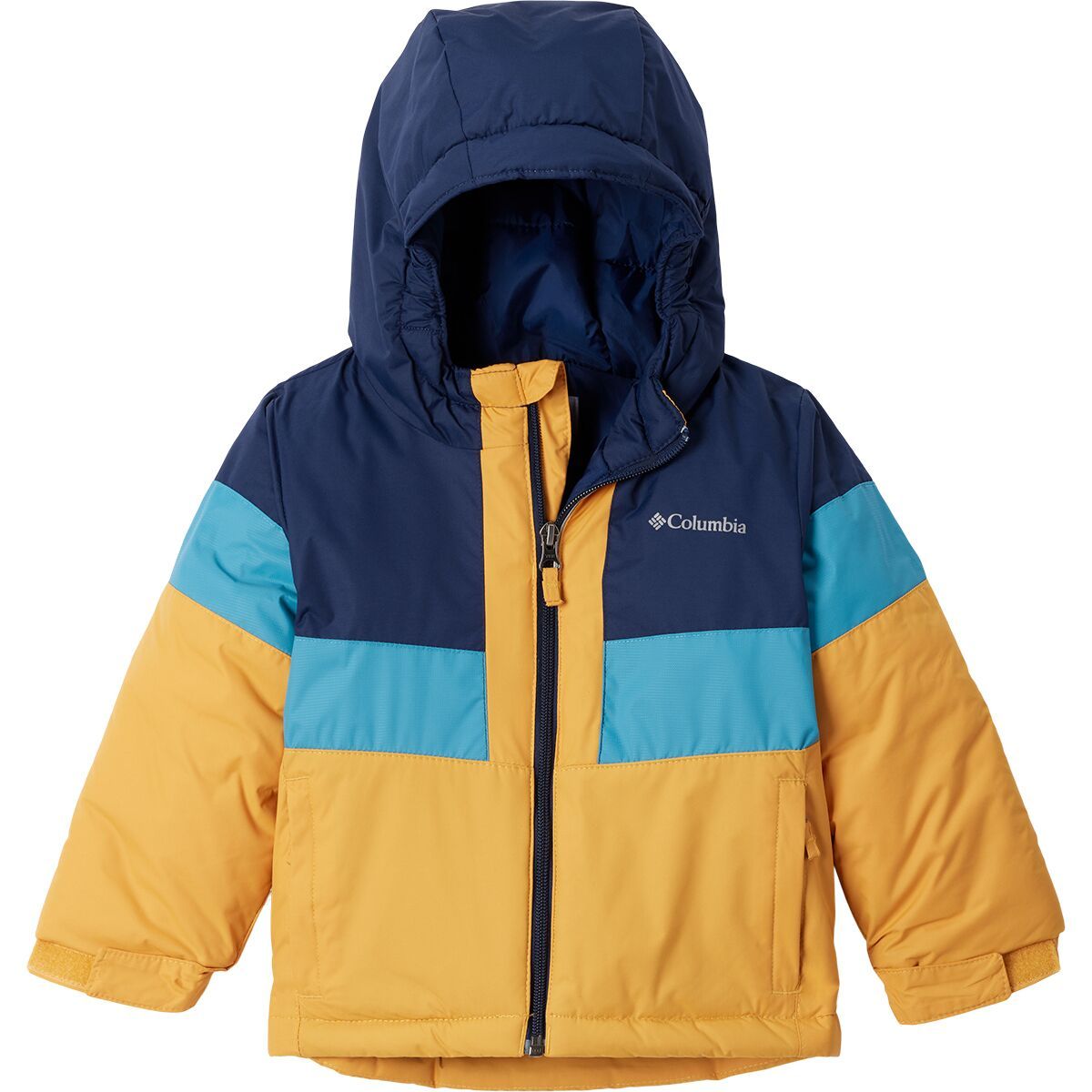 Columbia Lightning Lift II Jacket - Toddler Boys' Raw Honey/Collegiate Navy/Shasta, 2T