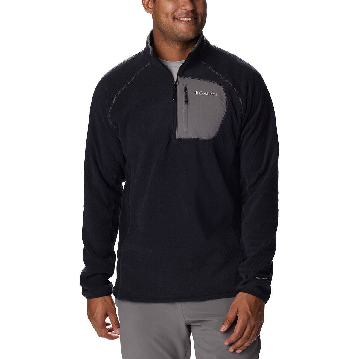 Columbia Outdoor Tracks Half Zip Long Sleeve Top Men s Clothing