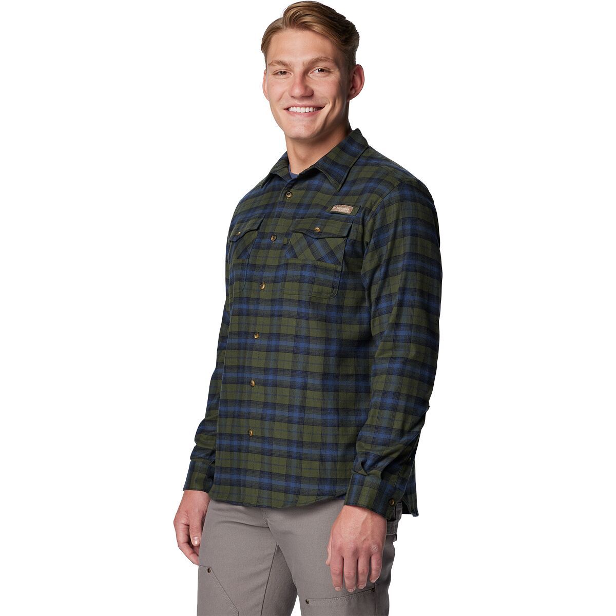 Columbia Roughtail Stretch Flannel Long-Sleeve Shirt - Men