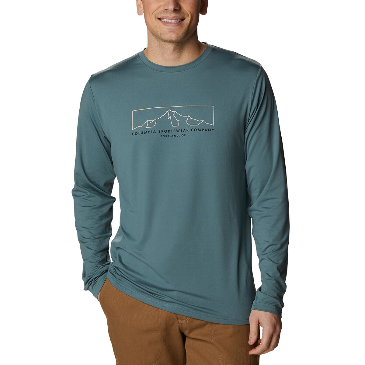 Columbia Tech Trail Graphic Long-Sleeve Shirt - Men's