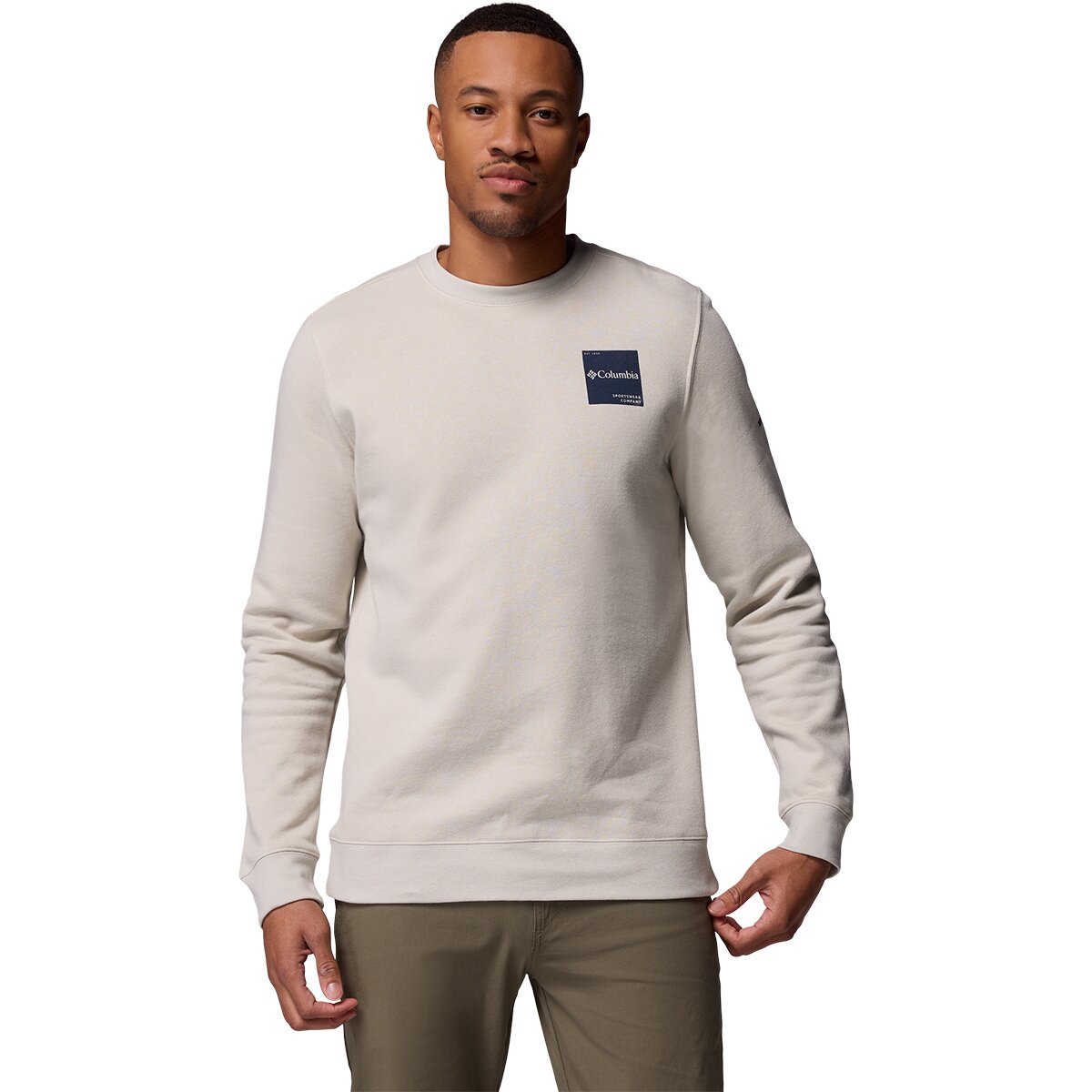 Image of Columbia Trek Crew Pullover - Men's Dark Stone/Boxy Brand, L
