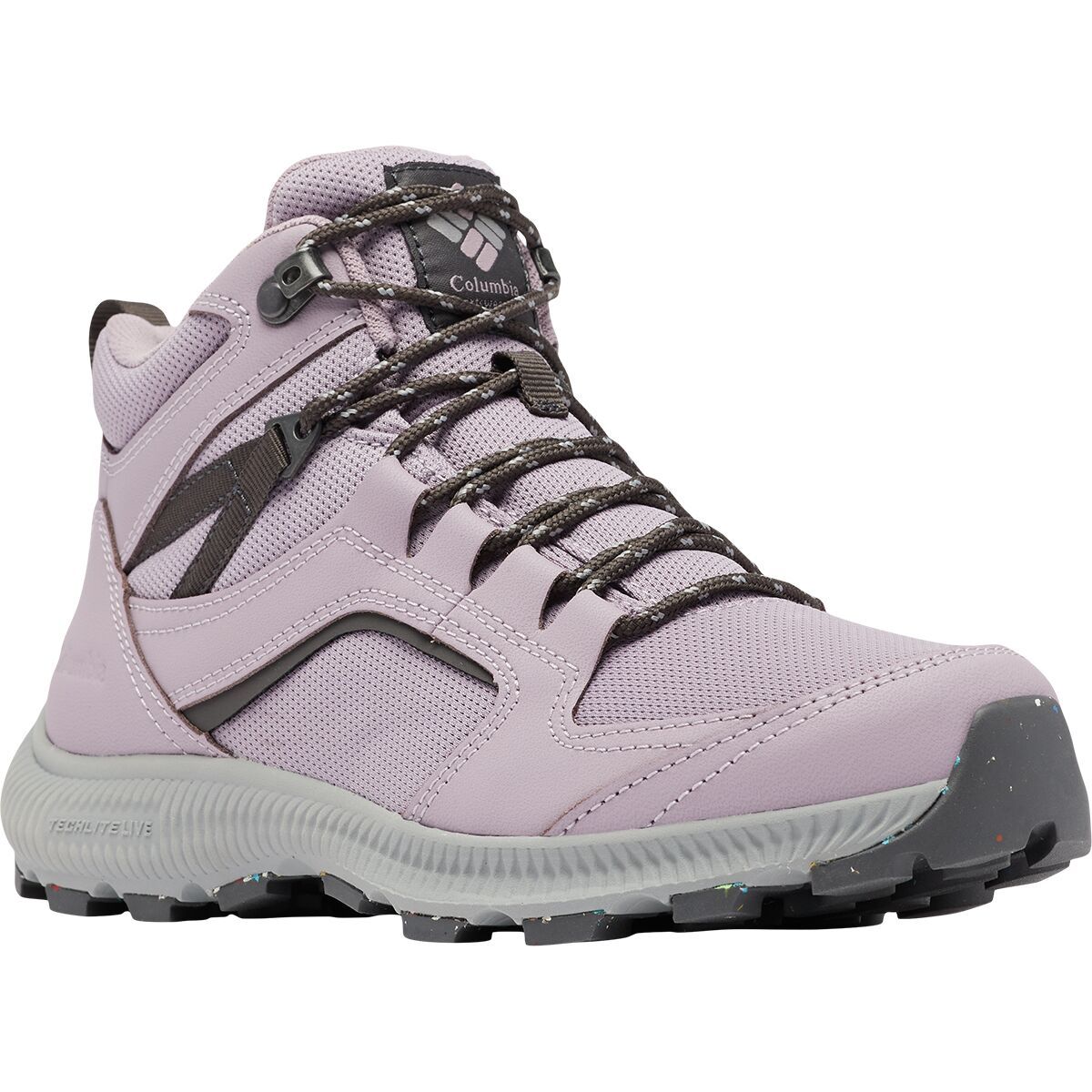 Columbia Re-Peak Mid Hiking Shoe - Women's Shale Mauve/Dark Grey, 10.0