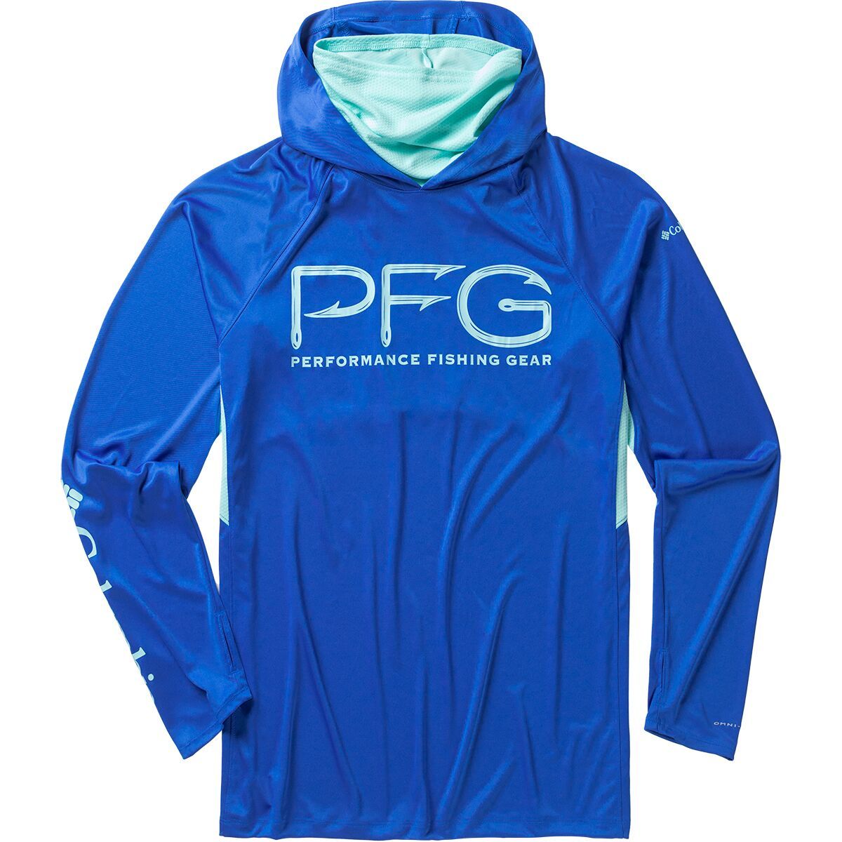 Columbia Terminal Tackle Vent Hoodie - Men's Vivid Blue/Gulf Stream, XXL