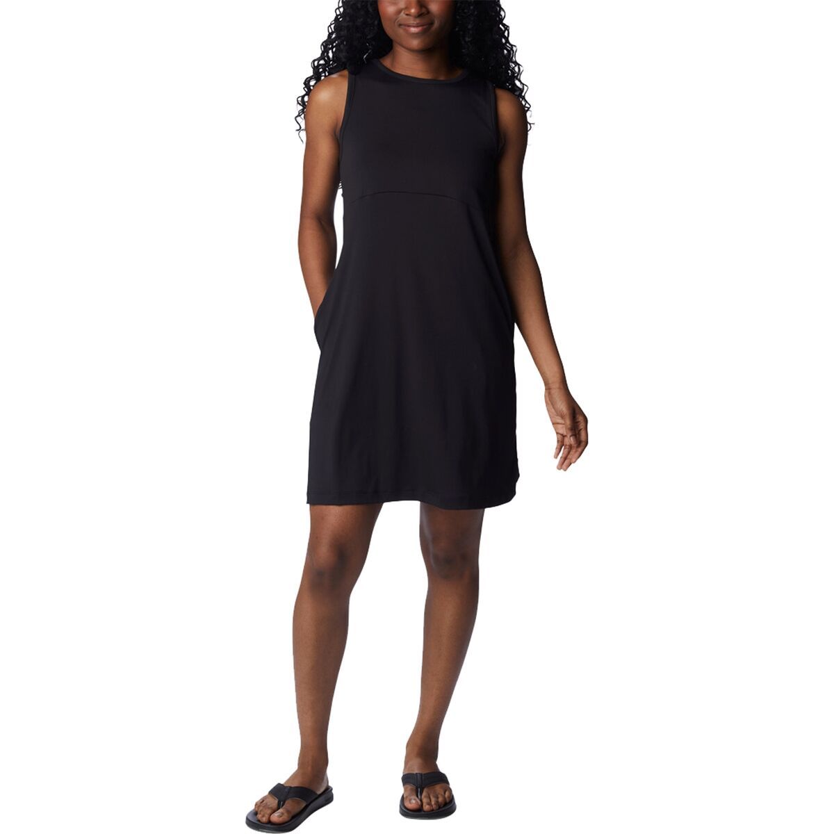 Image of Columbia Freezer Tank Dress - Women's Black, XS