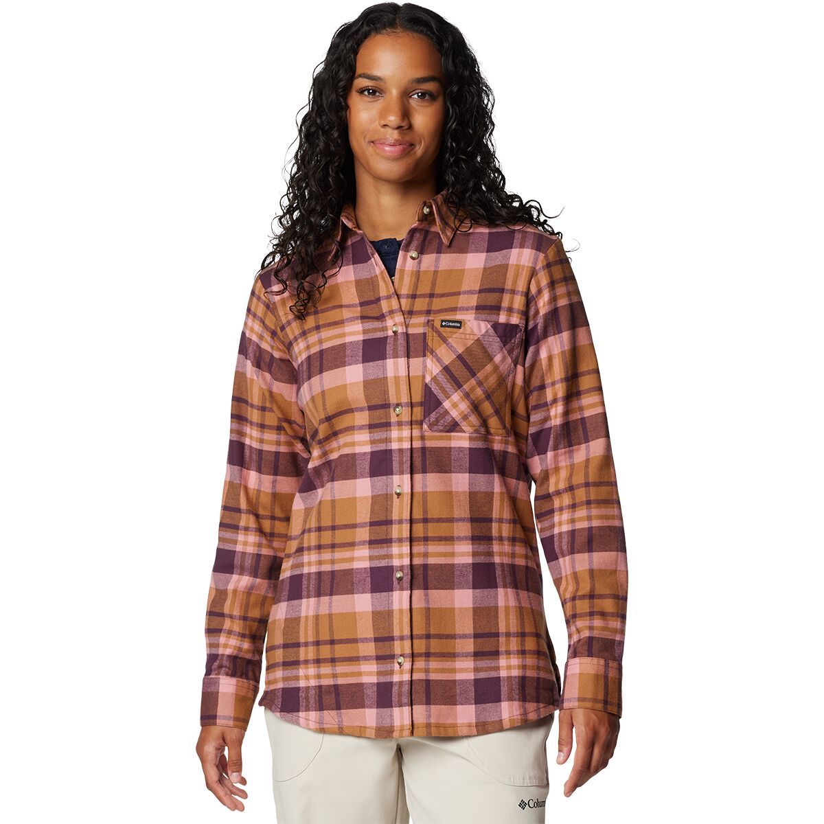 Columbia Calico Basin Flannel Long-Sleeve Shirt - Women