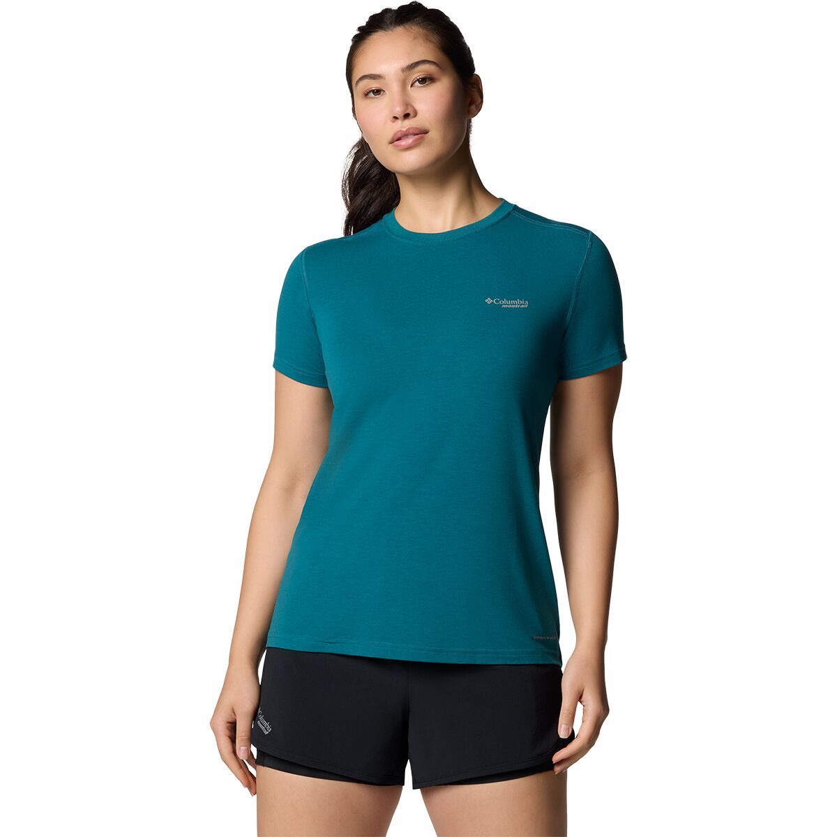 Image of Columbia Endless Trail Running Tech T-Shirt - Women's River Blue, S
