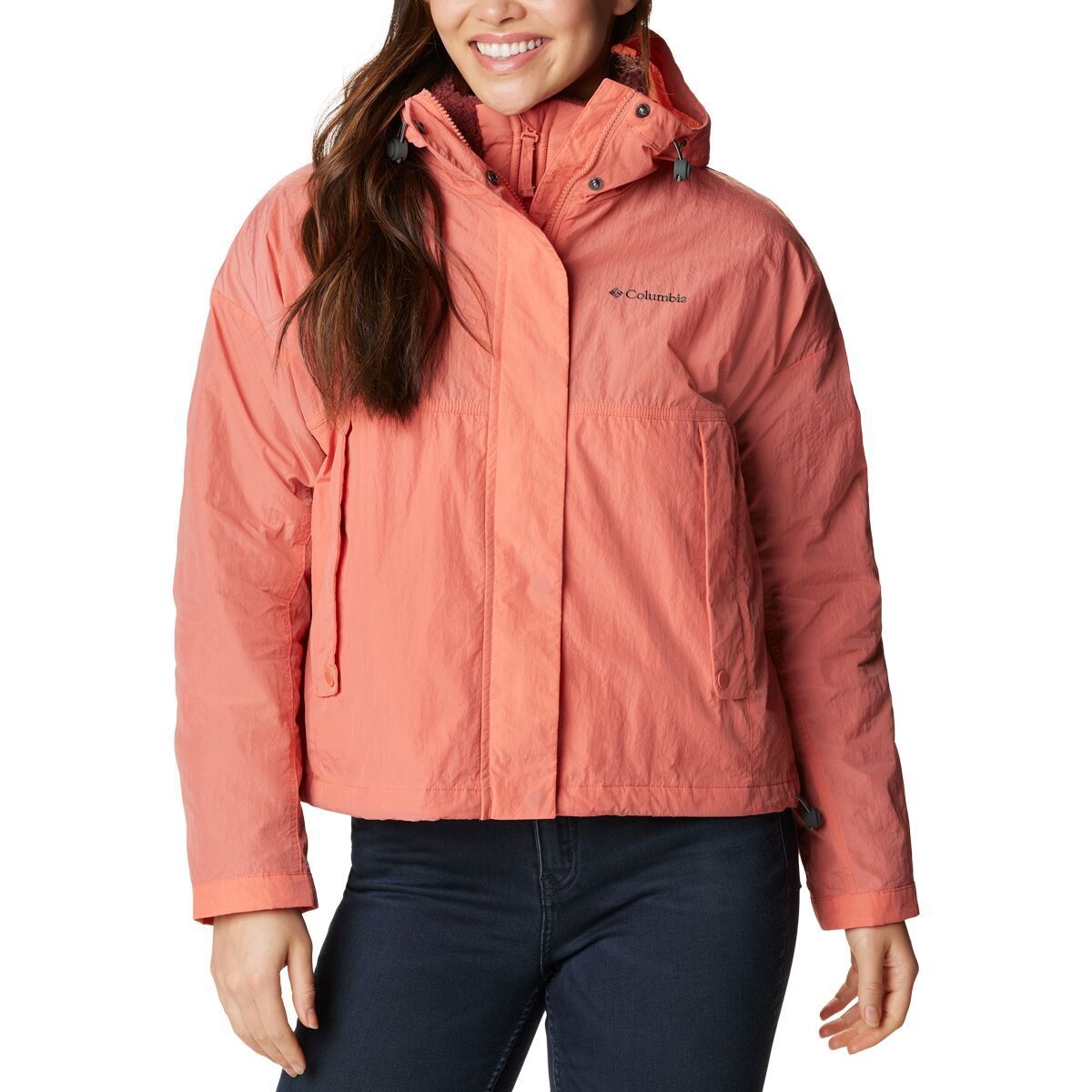Columbia Laurelwoods II Interchange Jacket - Women's Faded Peach, XXL