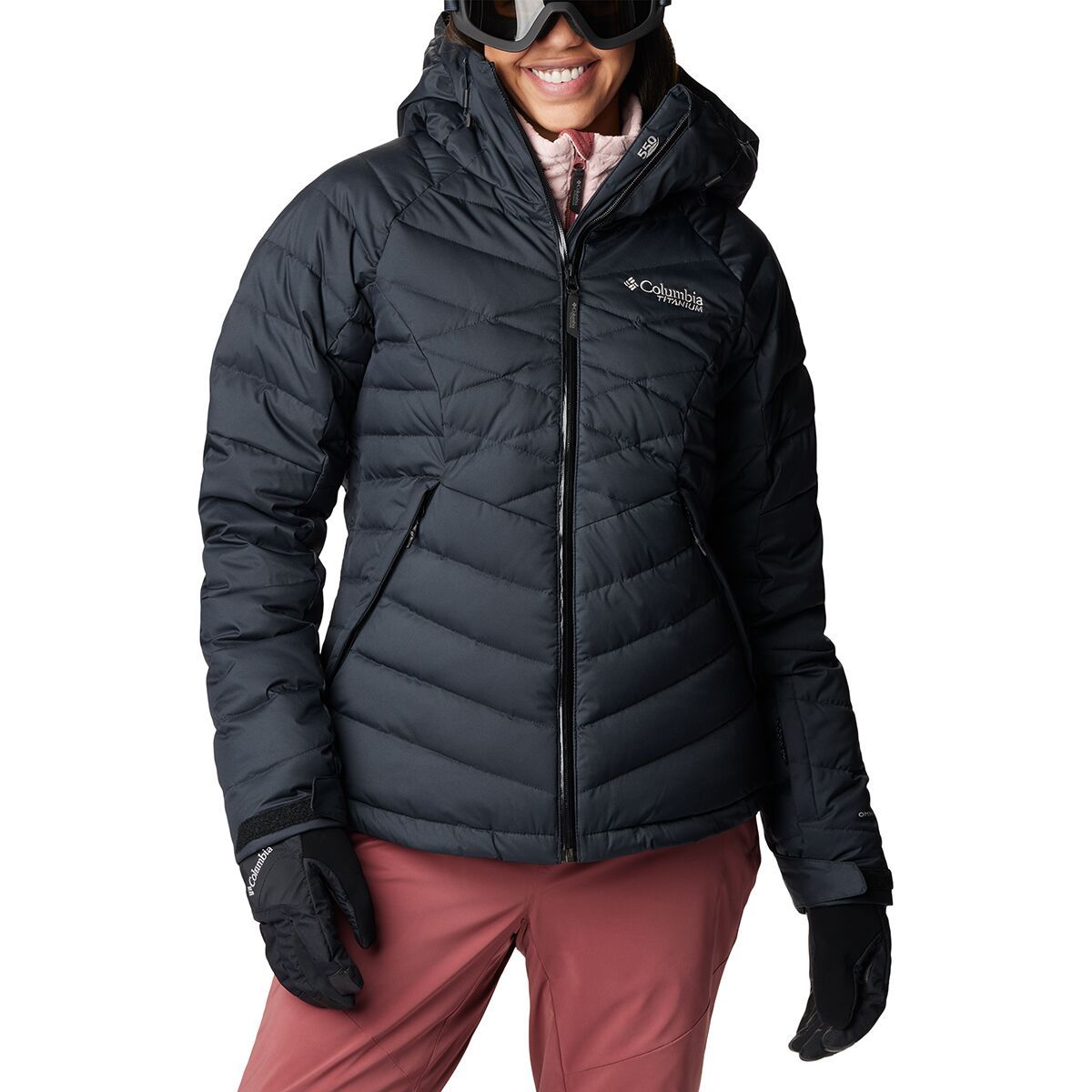 Columbia Roaring Fork Down Jacket - Women's Black, S