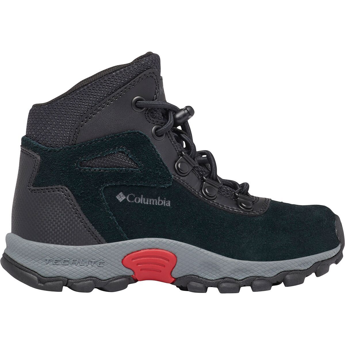 Columbia Newton Ridge Amped Boot - Little Kids' Black/Mountain Red, 11.0