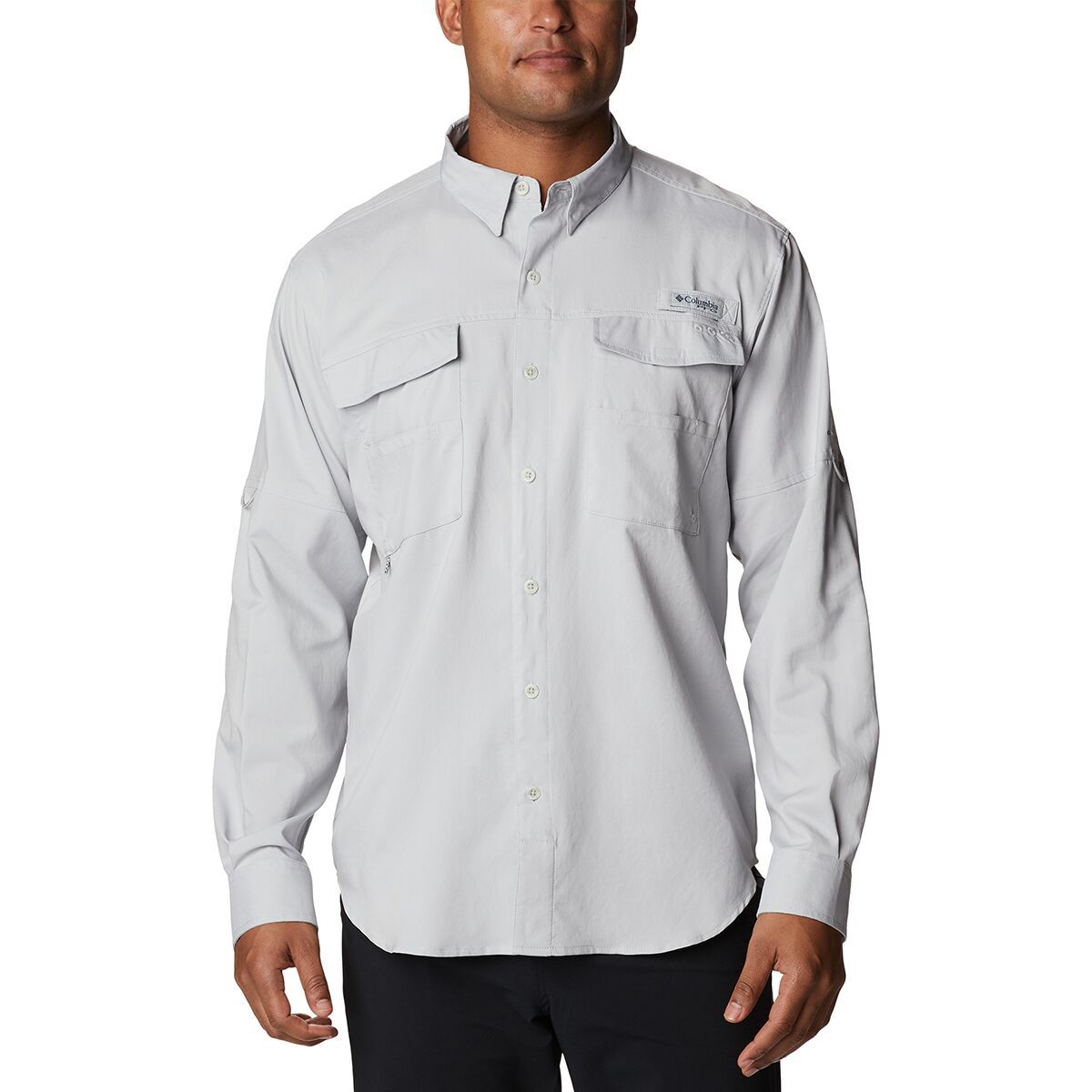 Columbia Blood and Guts IV Woven Long-Sleeve Shirt - Men's Cool Grey, M
