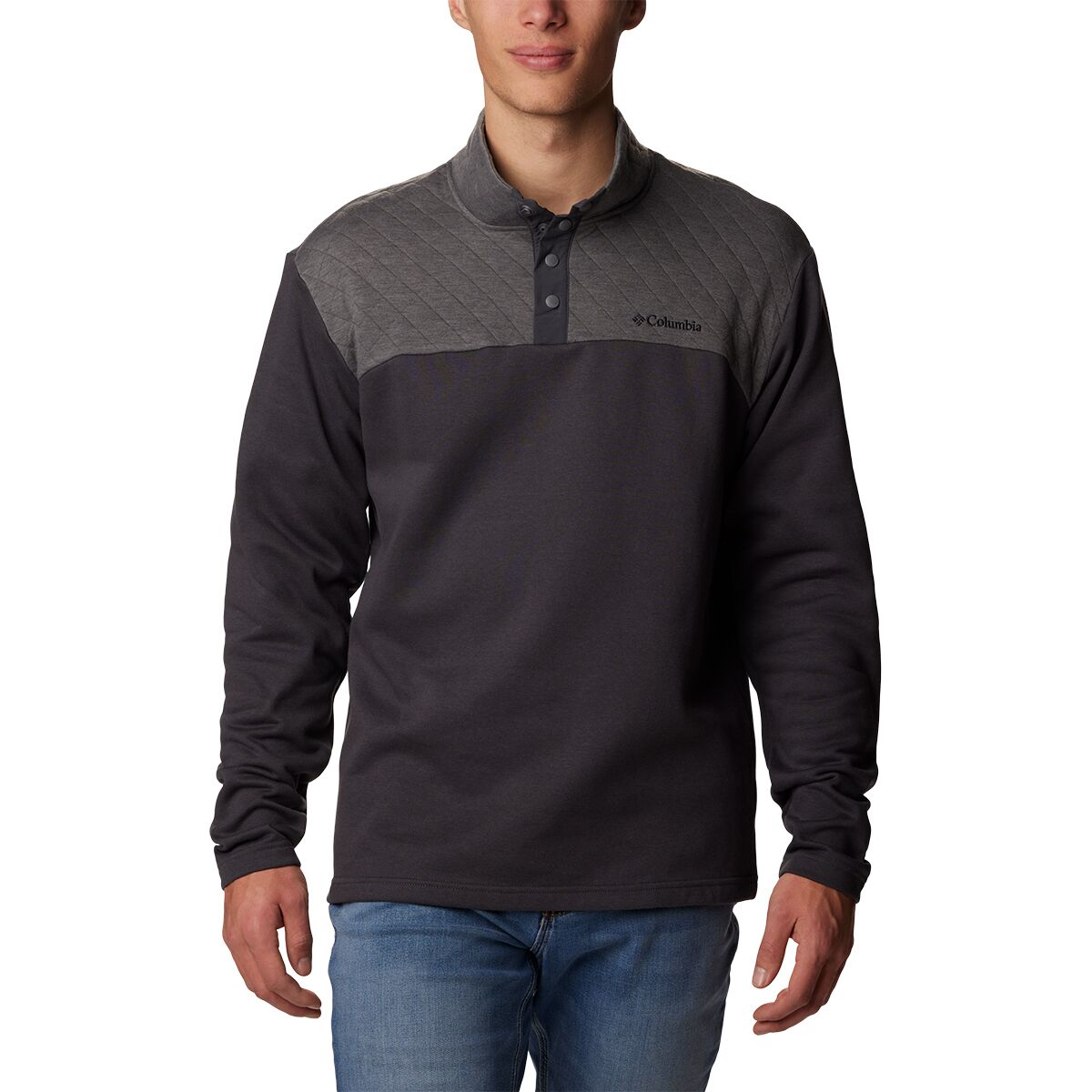 Columbia Hart Mountain Quilted Half Snap Pullover - Men's - Clothing