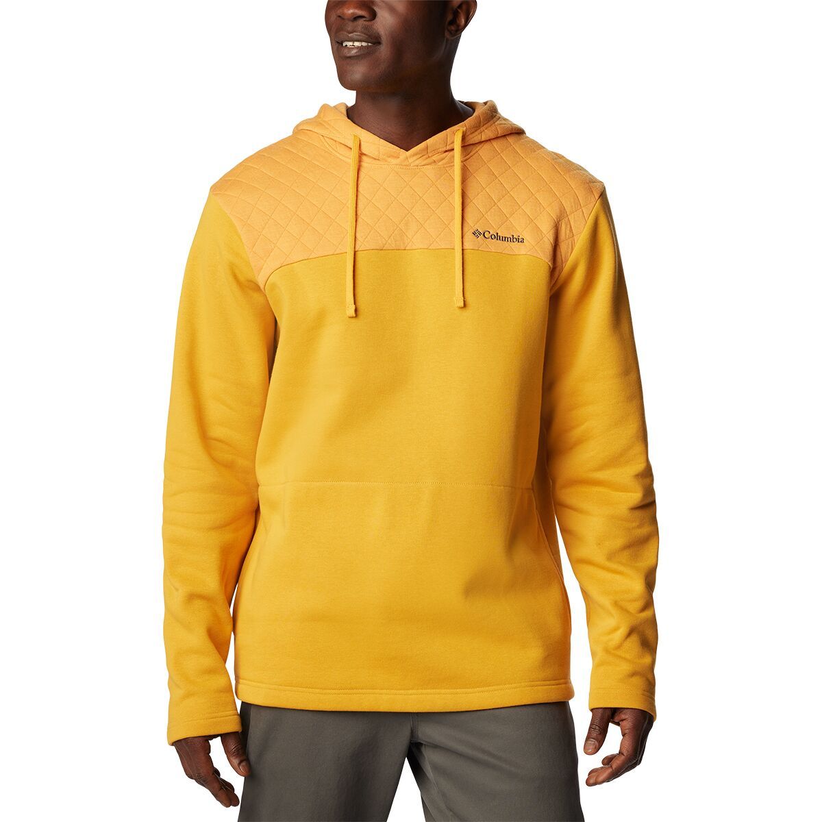 Columbia Hart Mountain Quilted Hoodie - Men's Raw Honey, M