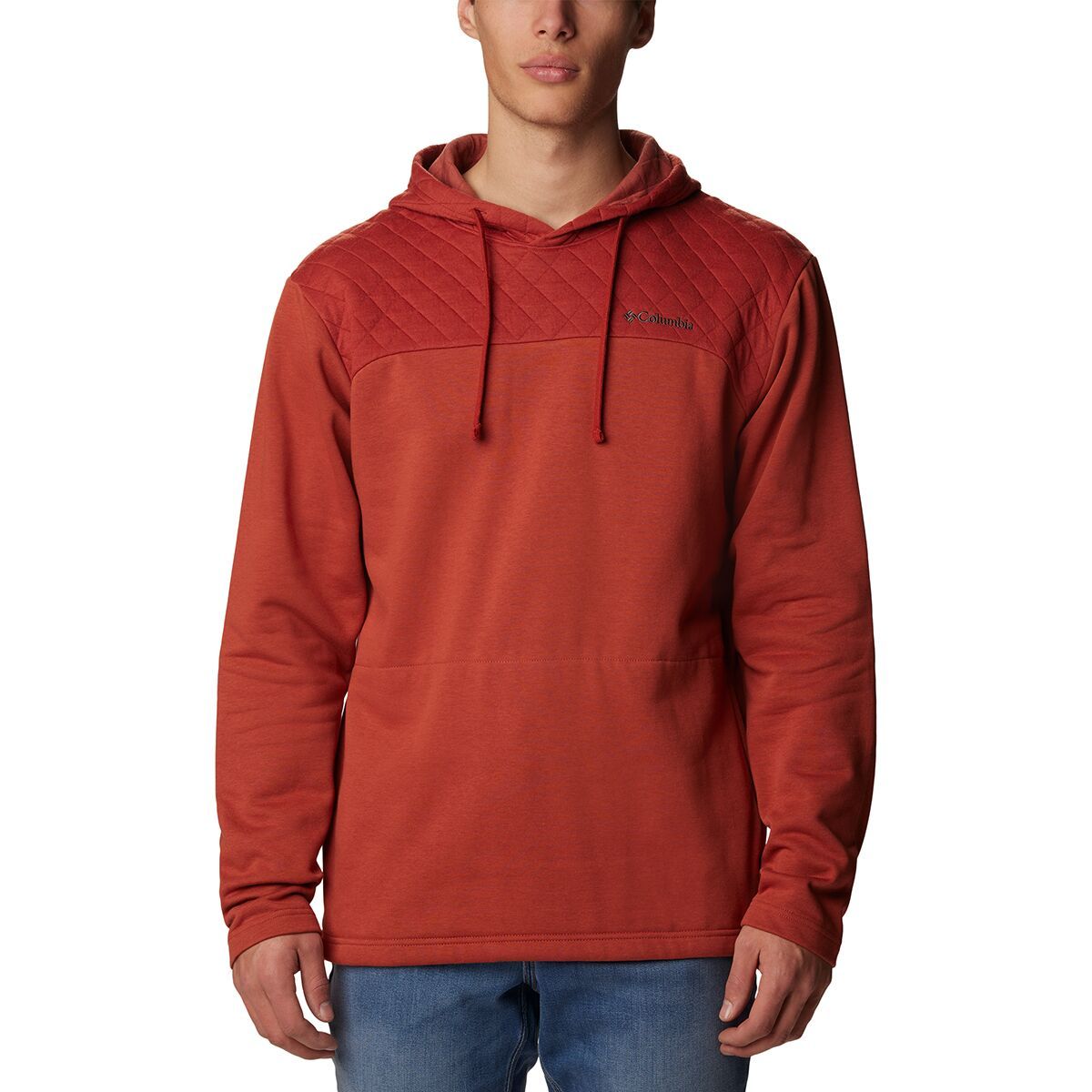 Columbia Hart Mountain Quilted Hoodie - Men's Warp Red, XL
