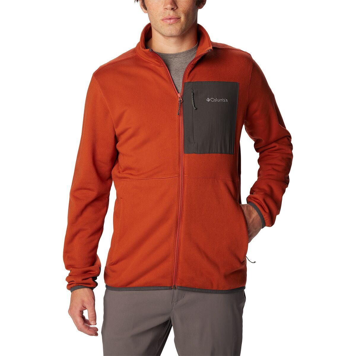 Columbia Hike Full-Zip Jacket - Men's Warp Red, M