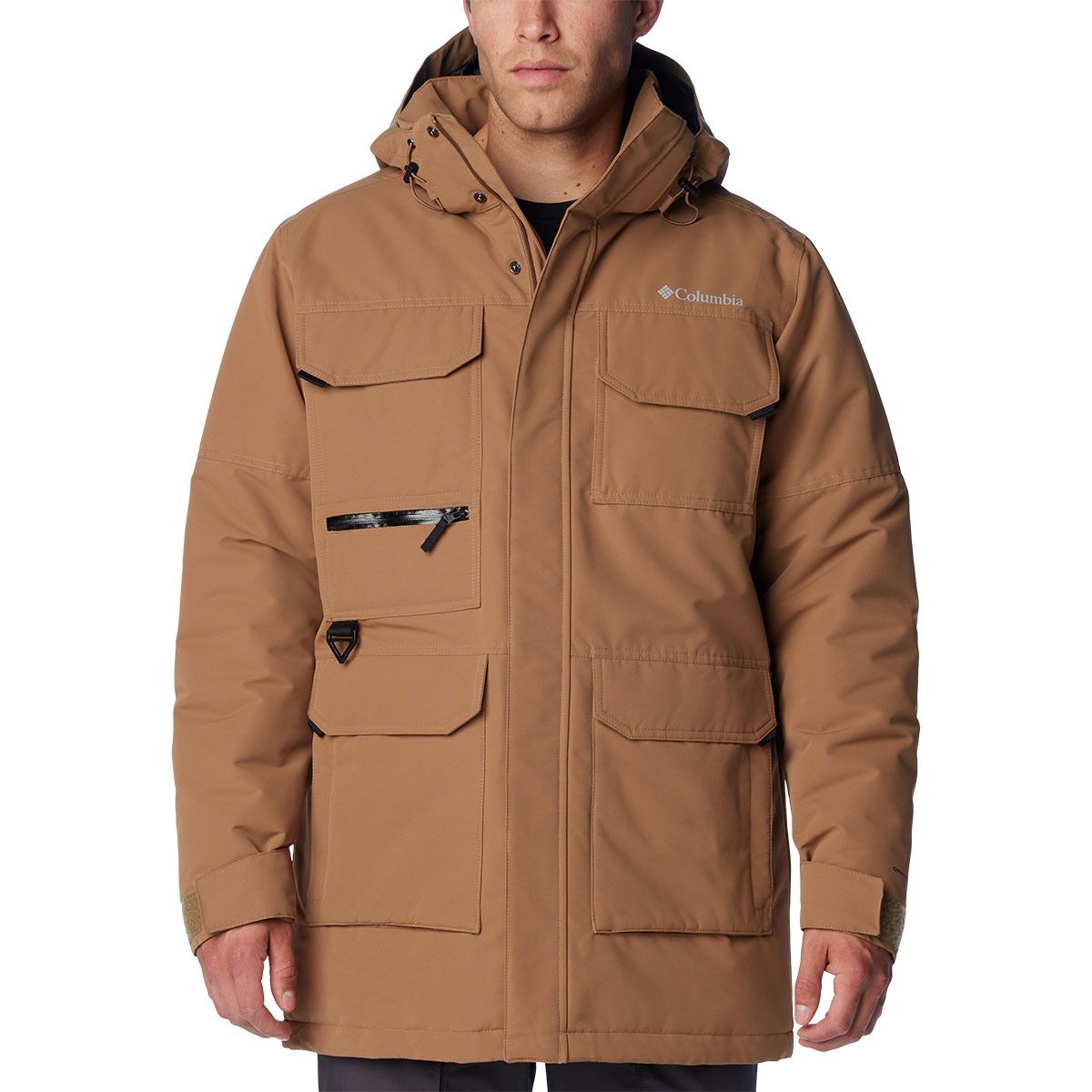 Parka col outlet zippé
