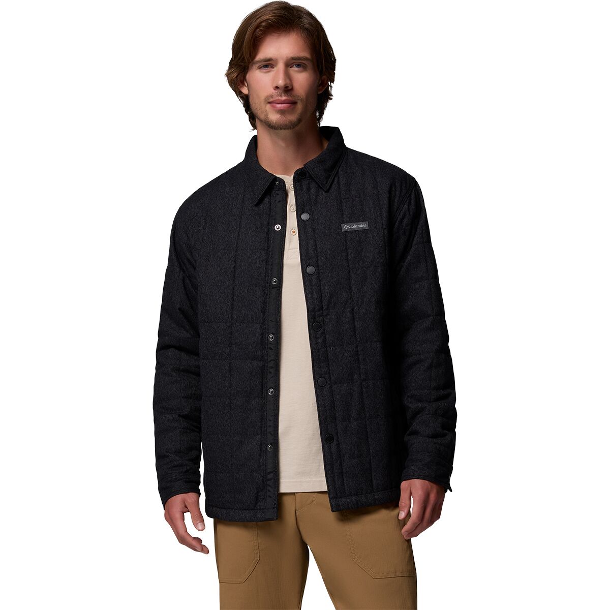 Image of Columbia Landroamer Quilted Shirt Jacket - Men's Black, XL