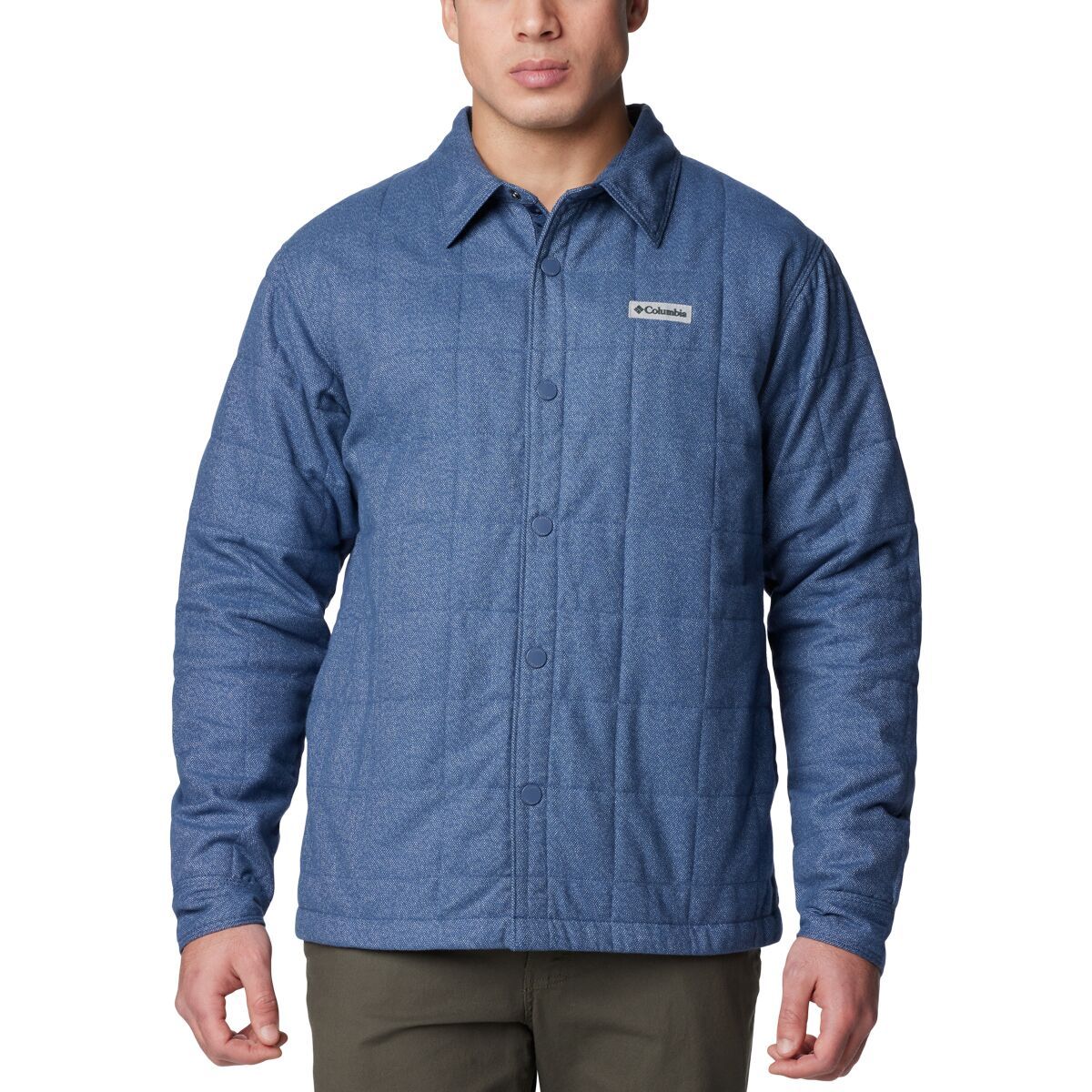 Columbia Landroamer Quilted Shirt Jacket - Men's Dark Mountain, S