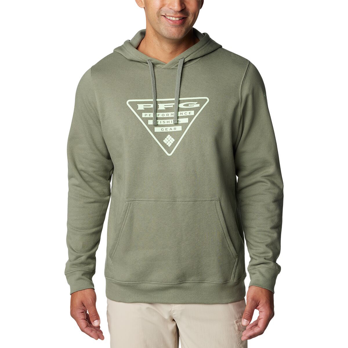 Columbia PFG Triangle II Hoodie - Men's Cypress/Key West, XL