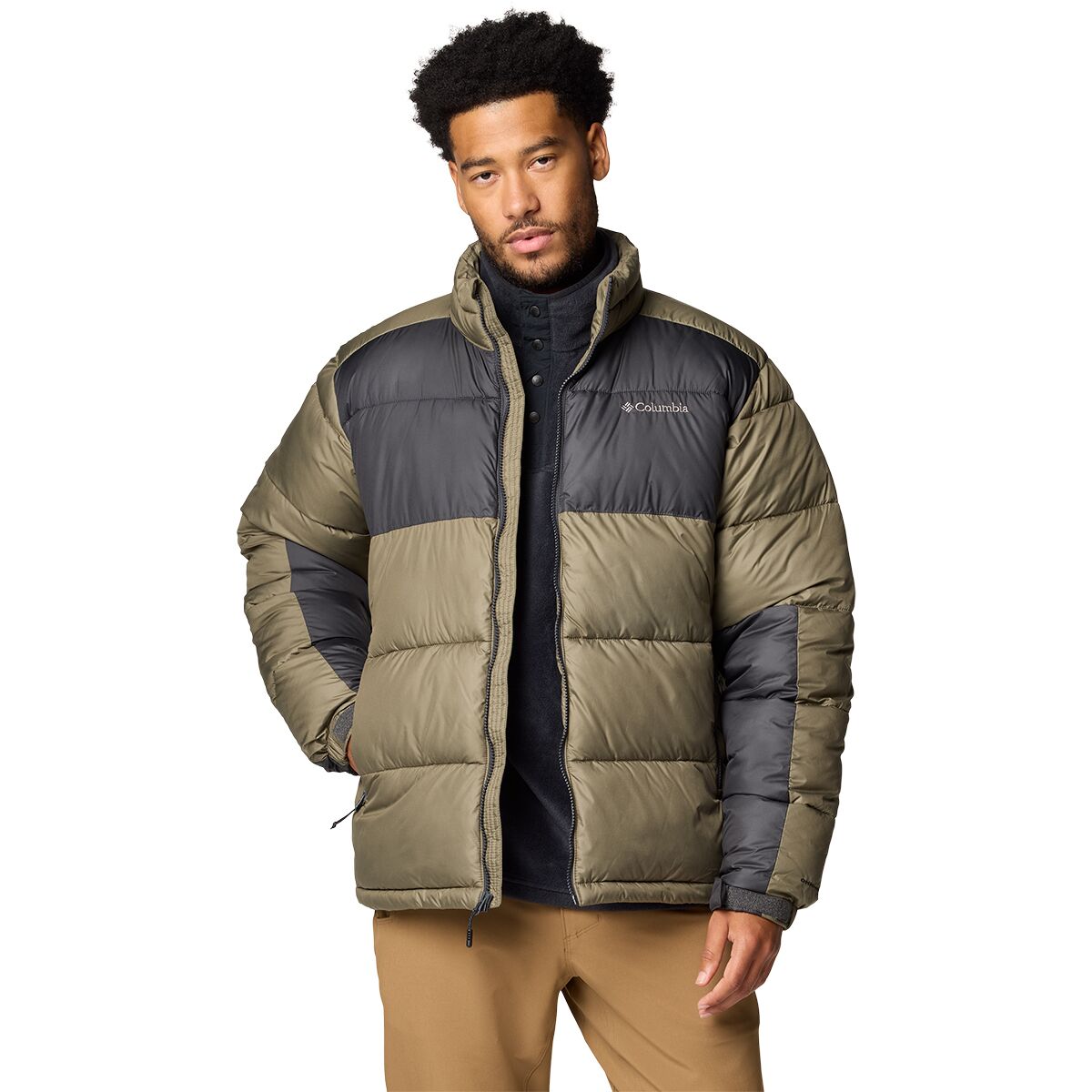 Image of Columbia Pike Lake II Jacket - Men's Stone Green/Shark2, M