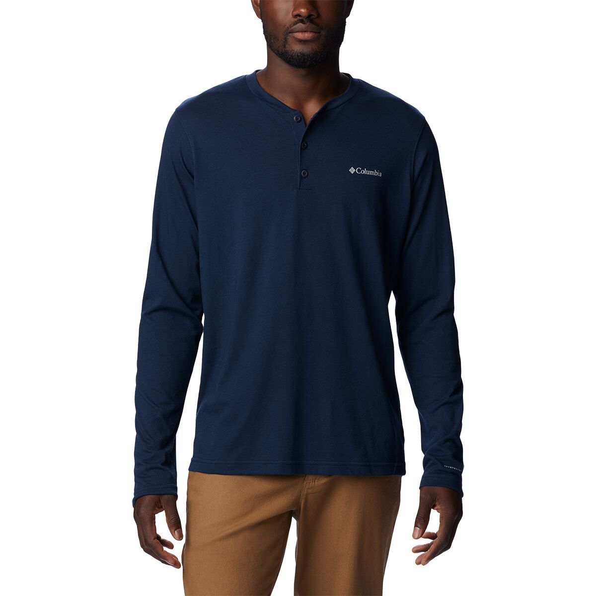Columbia Thistletown Hills Henley - Men's Collegiate Navy Heather, XL