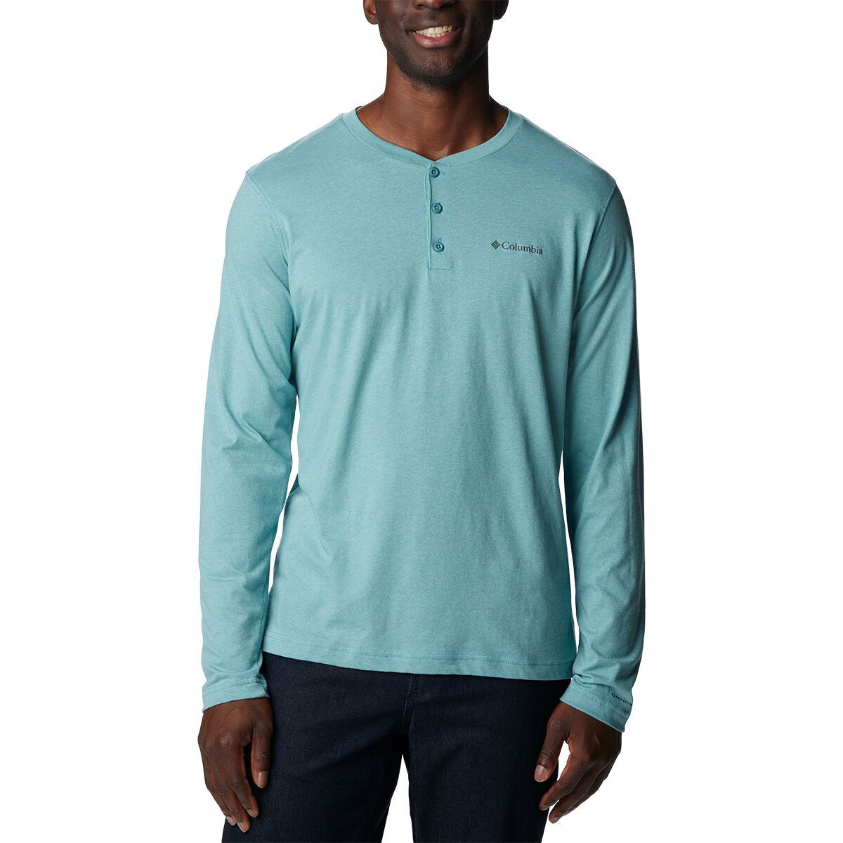 Columbia Thistletown Hills Henley - Men's Shasta Heather, XL