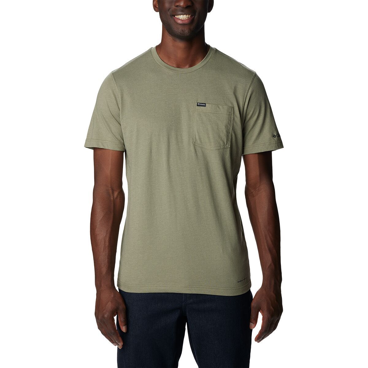 Columbia Thistletown Hills Pocket T-Shirt - Men's Stone Green Heather, M