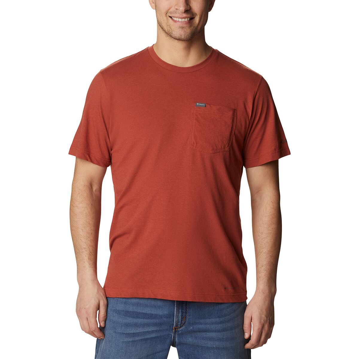 Columbia Thistletown Hills Pocket T-Shirt - Men's Warp Red, XXL