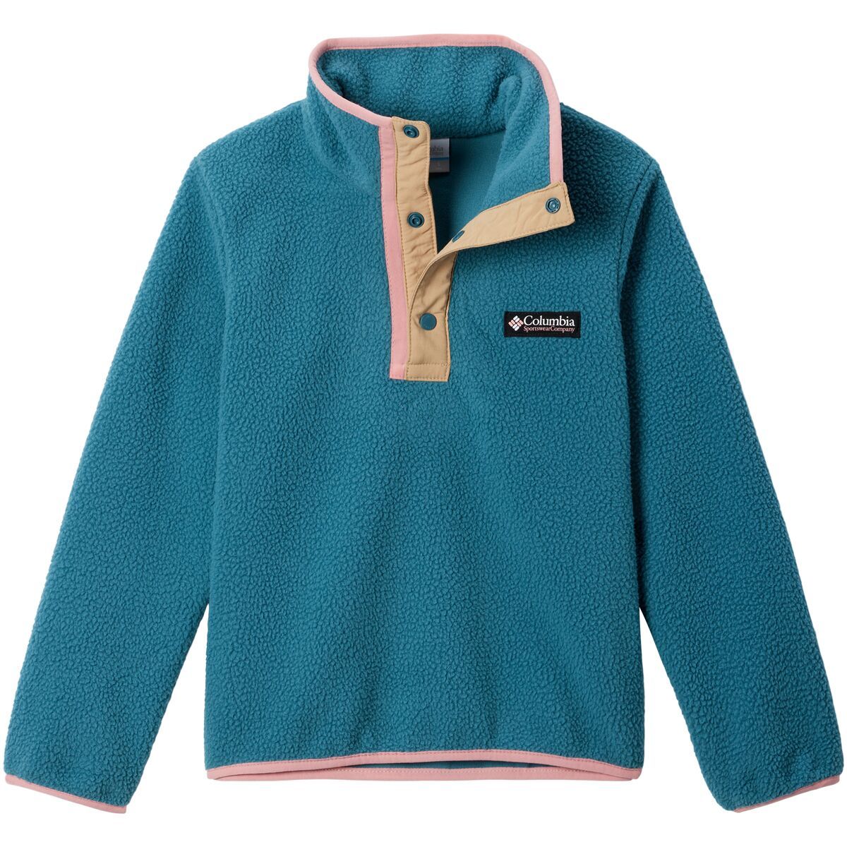 Columbia Helvetia Half Snap Fleece - Kids' Cloudburst/Canoe, M