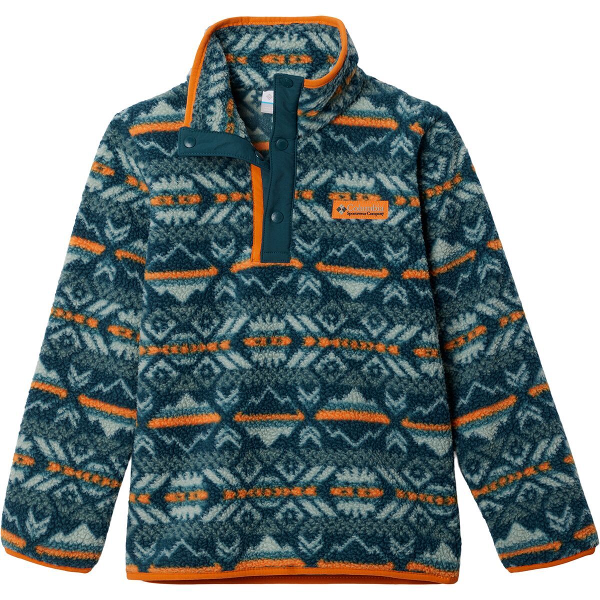 Columbia Helvetia Half Snap Fleece - Kids' Night Wave Checkered Peaks/Metal, XXS