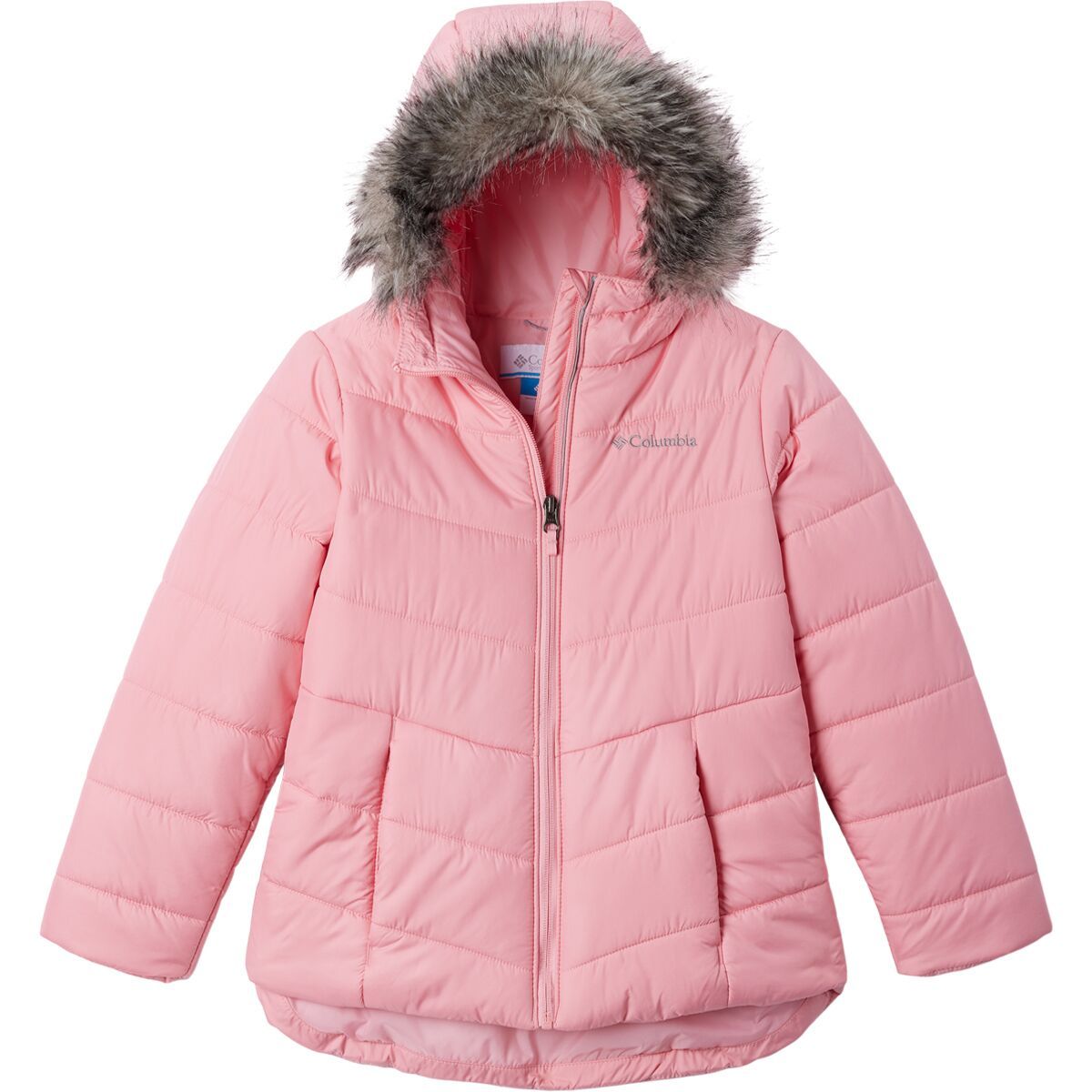 Columbia Katelyn Crest II Hooded Jacket - Girls' Pink Orchid, XL