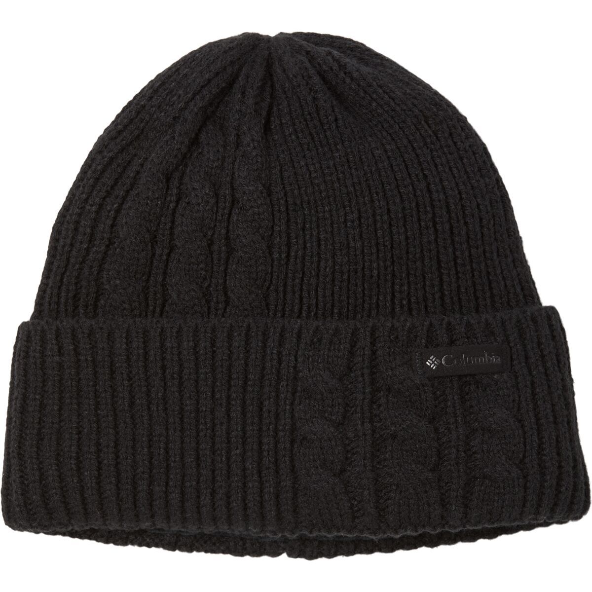 Image of Columbia Agate Pass Cable Knit Beanie Black, One Size