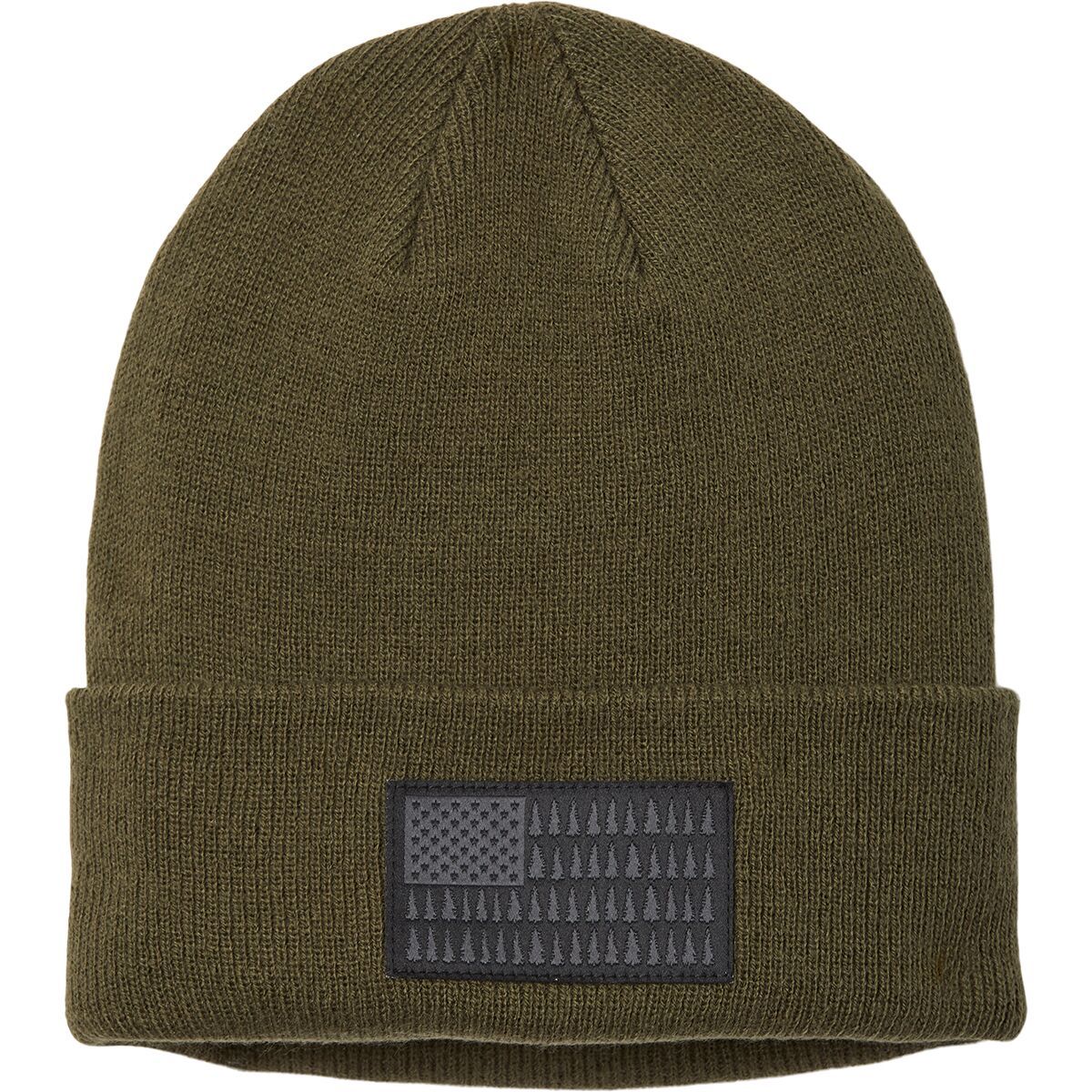 Image of Columbia Tree Flag Cuffed Beanie Stone Green, One Size