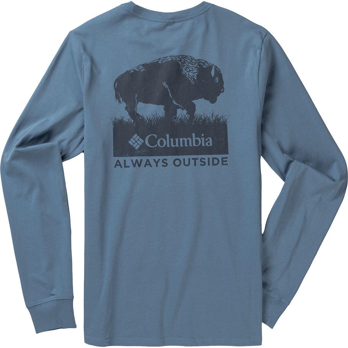 Columbia Plains Long-Sleeve T-Shirt - Men's Steel, XXL