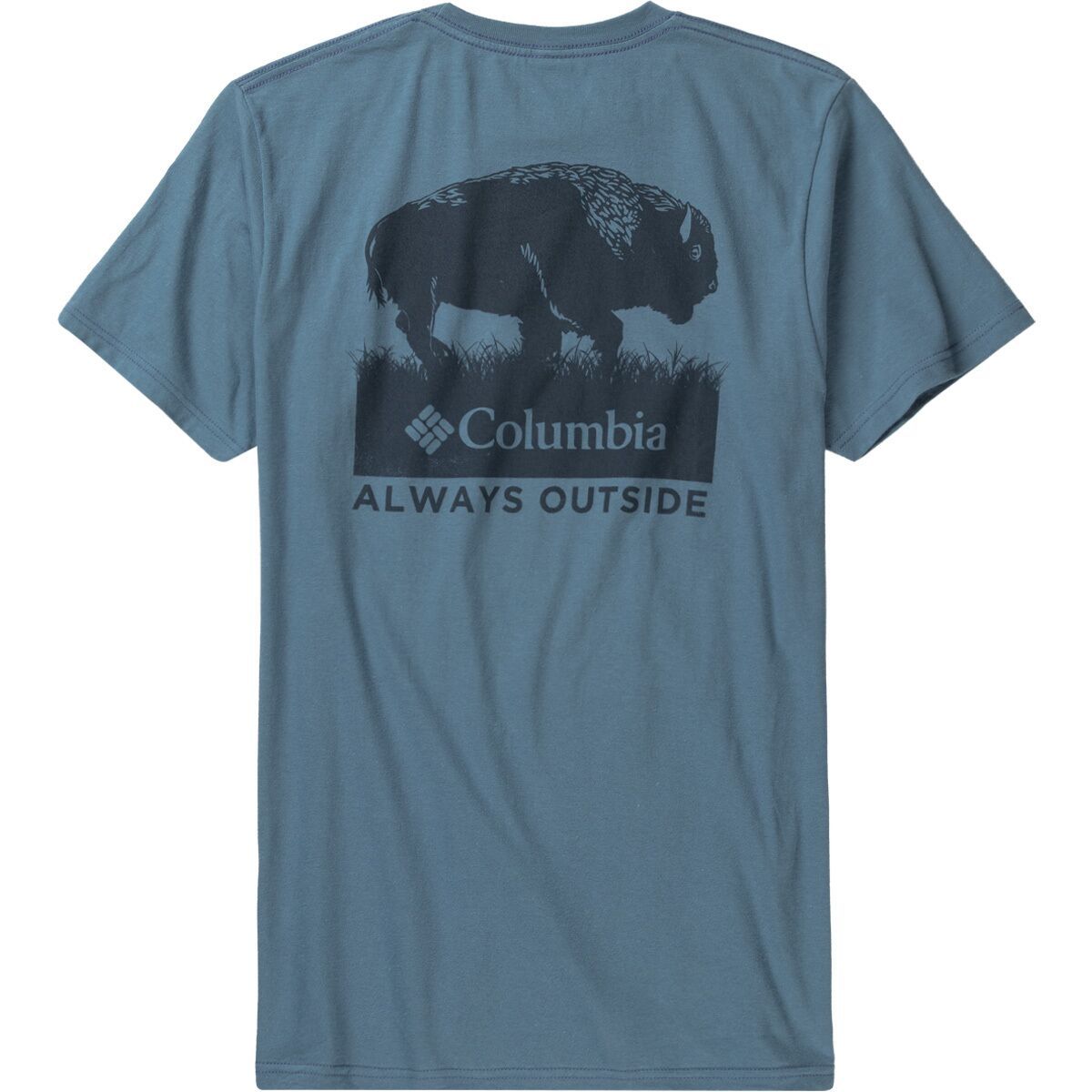 Columbia Plains Short-Sleeve T-Shirt - Men's Steel, XXL