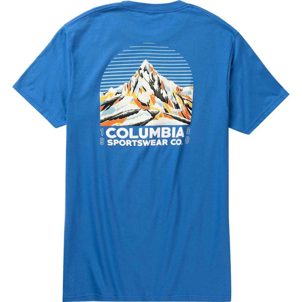 Columbia Puzzle Short-Sleeve T-Shirt - Men's Vivid Blue, XXL