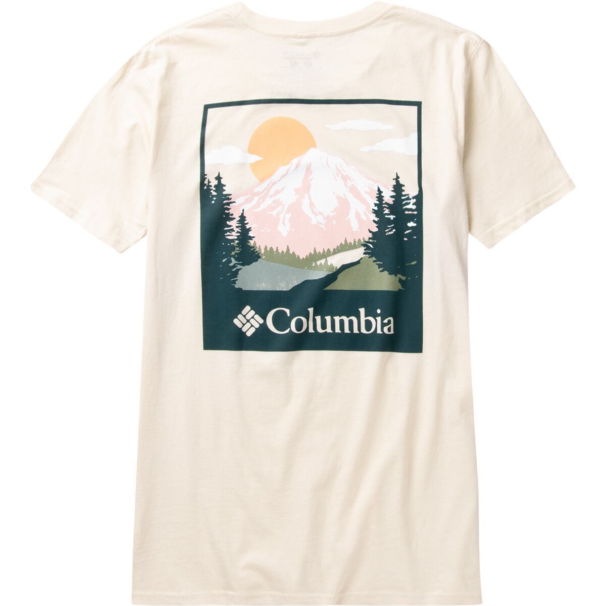 Columbia Retropeaks Short-Sleeve T-Shirt - Men's Chalk, XXL