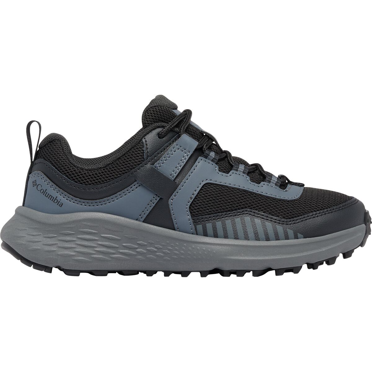 Image of Columbia Konos Low Hiking Shoe - Kids' Black/Graphite, 4.0