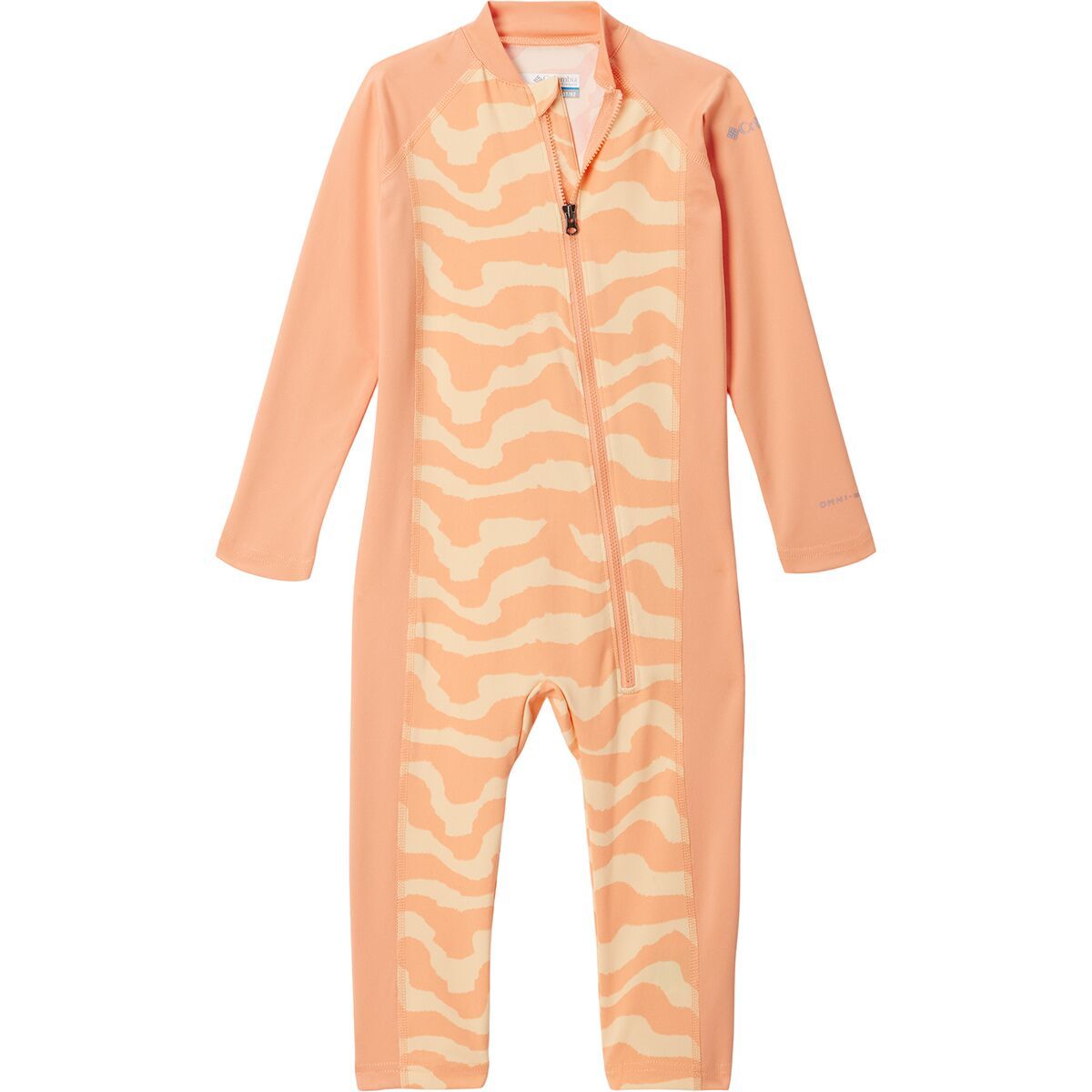 Columbia Sandy Shores II Sunsuit - Toddlers' Sunkissed Wavy/Apricot Fizz, 2T