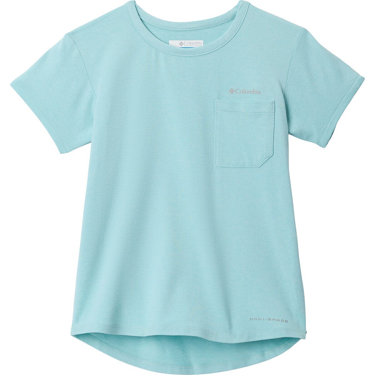 Columbia Tech Trail Short-Sleeve T-Shirt - Girls' Spray Heather, M