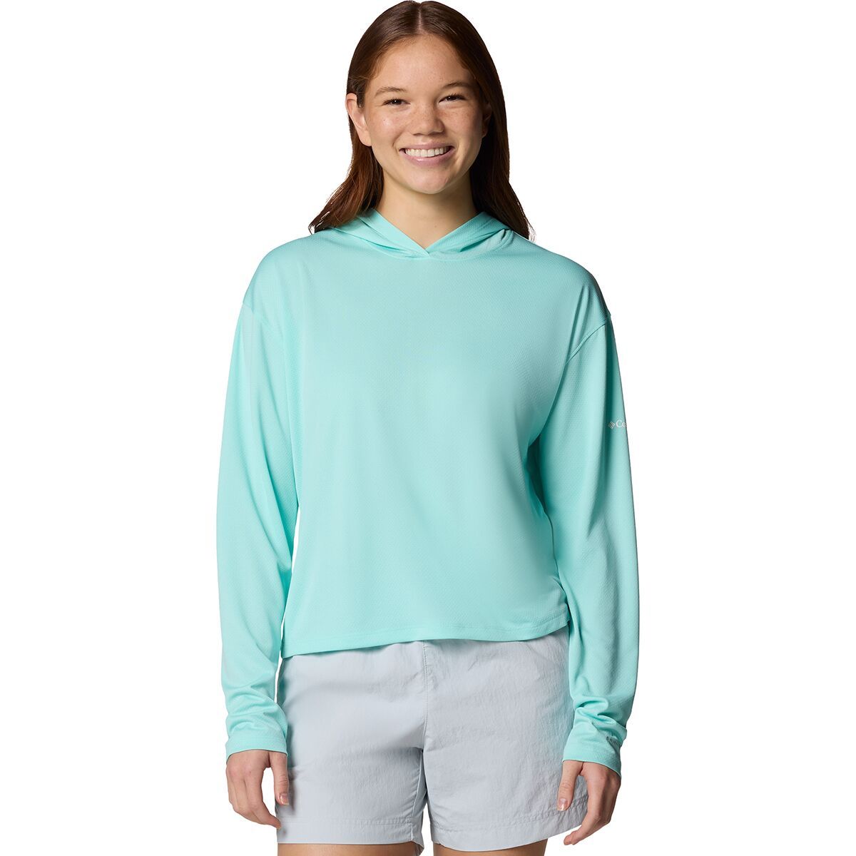 Columbia PFG Solar Stream Hoodie - Women's Gulf Stream, L