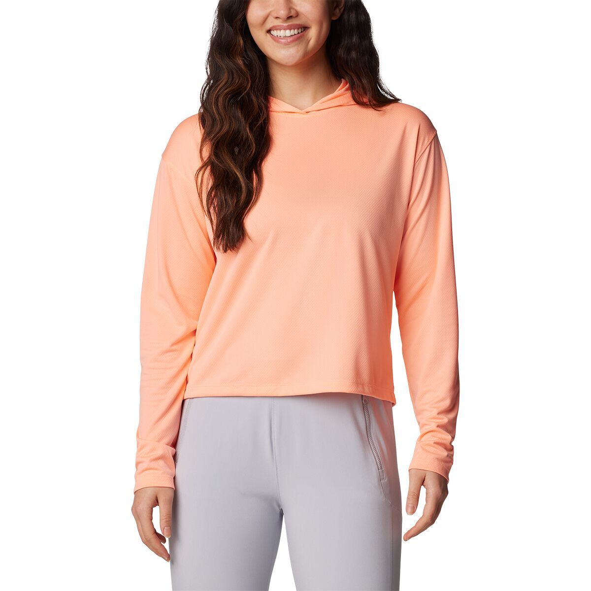 Image of Columbia PFG Solar Stream Hoodie - Women's Tiki Pink, XS