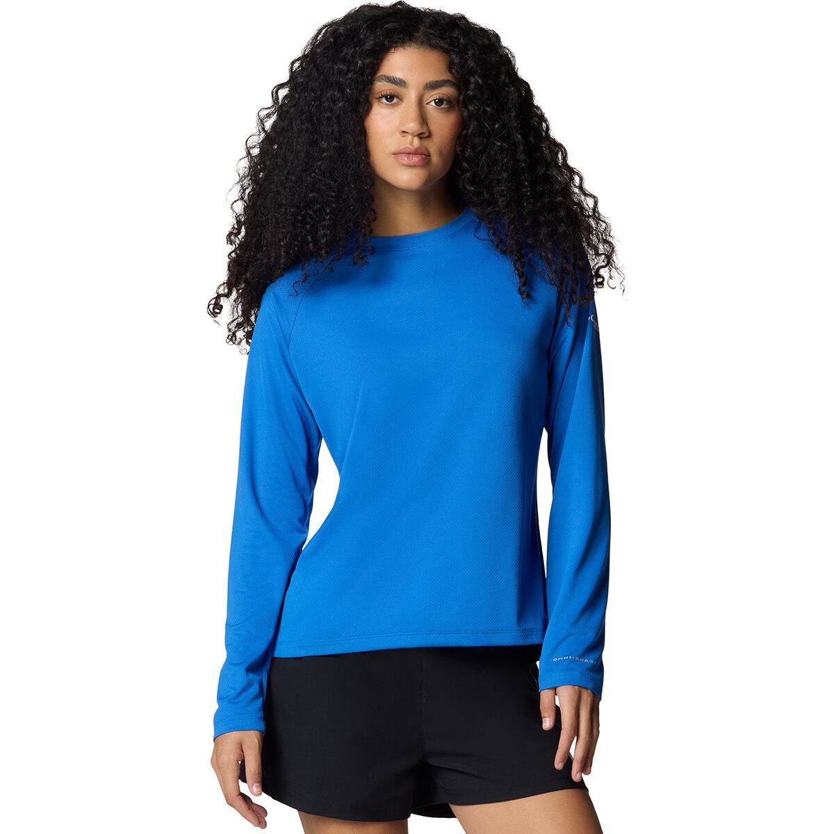 Image of Columbia PFG Solar Stream Long-Sleeve Shirt - Women's Vivid Blue, XS