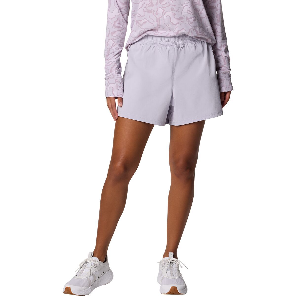 Image of Columbia PFG Uncharted 4in Short - Women's Lavender Pearl, S